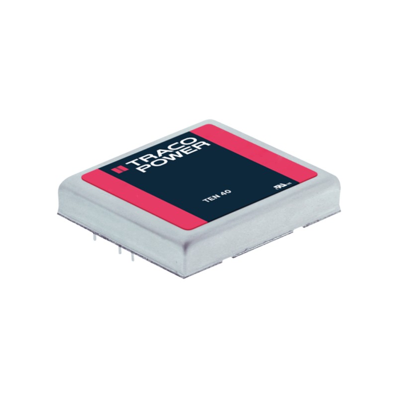 1 Tube of 5 - TRACOPOWER TEN 40 DC-DC Converter, 5V dc/ 6 A, 400mA Output, 36 - 75 V dc Input, 40W, Through Hole, +75°C Max