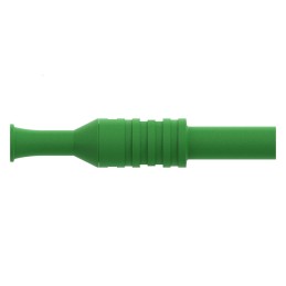1 pcs - Electro PJP Green Male Banana Plug, Screw Termination, 36A, 1kV