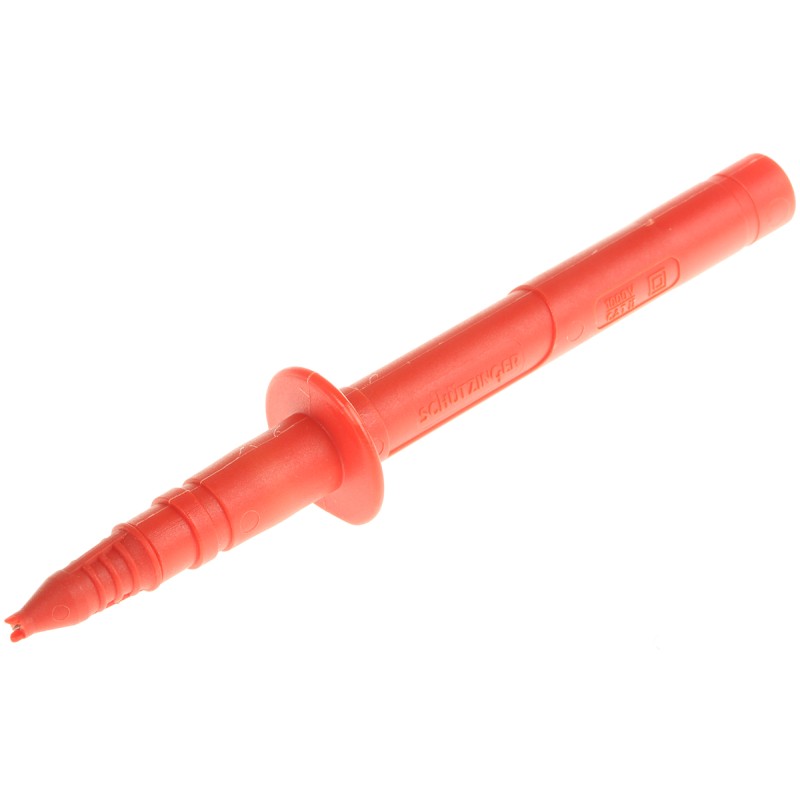 1 pcs - Schutzinger Spring Loaded Test Probe, 2mm Tip, 1kV, 4mm Socket