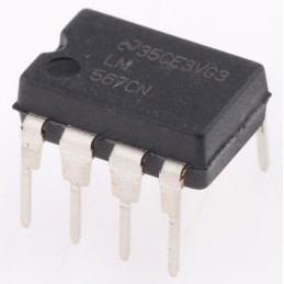 5 pcs - Texas Instruments LM567CN/NOPB, DTMF Decoder, 0.5MHz 12mA, 8-Pin MDIP