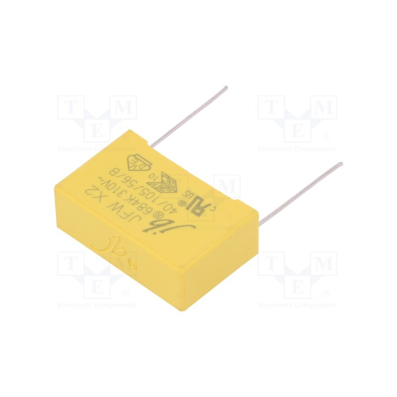 2 pcs x Jb Capacitors - JFW-680N/310-P27 - Capacitor: polypropylene, 680nF, 31.5x19.5x10.8mm, THT, ±10%, 27mm