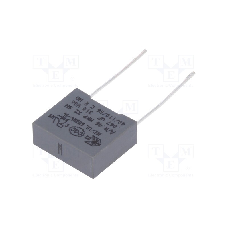 5 pcs x KEMET - R463F2470DQN0M - Capacitor: polypropylene, 47nF, 13x5x11mm, THT, ±20%, 10mm, 630VDC