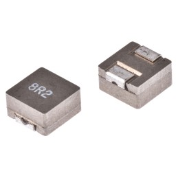 5 pcs - Bourns, SRP6540, 6540 Shielded Wire-wound SMD Inductor with a Powdered Iron Core, 8.2 μH ±20% Wire-Wound 4.5A Idc