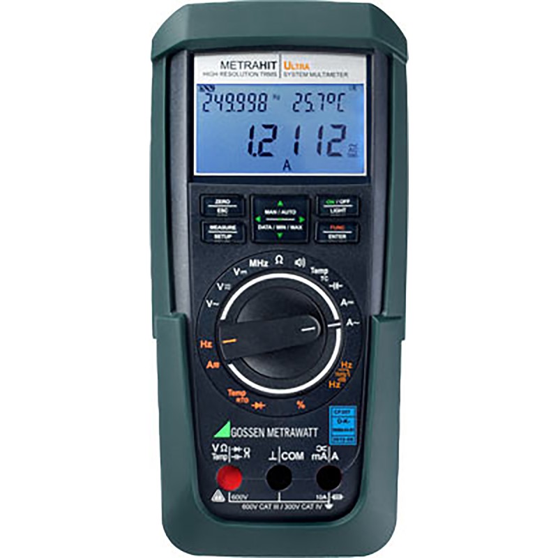 1 pcs - Gossen Metrawatt METRAHIT PM PRIME Handheld Digital Multimeter, True RMS, 10A ac Max, 10A dc Max, 600V ac Max