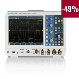 1 pcs - Rohde & Schwarz RTA Series Analogue, Digital Bench Oscilloscope Bundle, 4 Analogue Channels, 1GHz, 16 Digital Channels