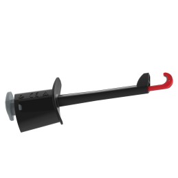 1 pcs - Electro PJP Black Hook Clip with , 20A, 1kV, 4mm Socket