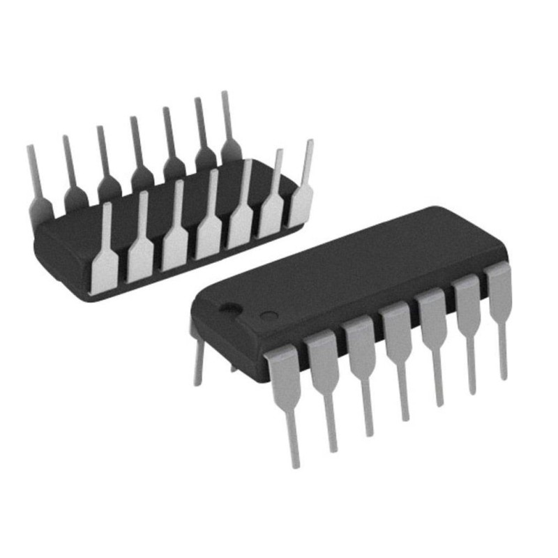 10 pcs - Microchip PIC16F18025-I/P PIC Microcontroller, PIC16, 14-Pin PDIP