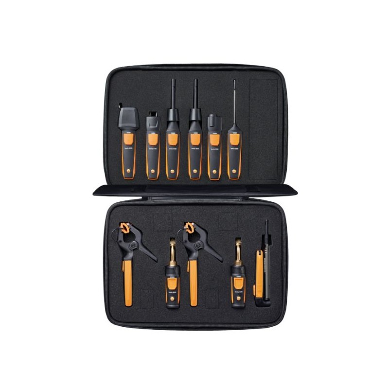 1 pcs - Testo Smart Probes HVAC/R Ultimate kit Wireless Multimeter Kit for Multipurpose Use, ±0.5 (testo 405i) °C, ±0.5 (testo