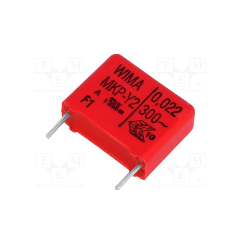 5 pcs x WIMA - MKY22W22204C00KSSD - Capacitor: polypropylene, 22nF, 6x12.5x18mm, THT, ±10%, 15mm