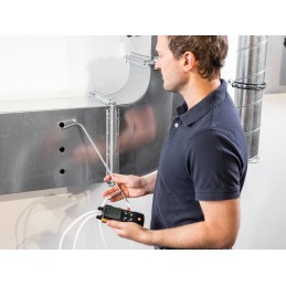 1 pcs - Testo 512-1 Differential Manometer With 2 Pressure Port/s, Max Pressure Measurement 200mbar