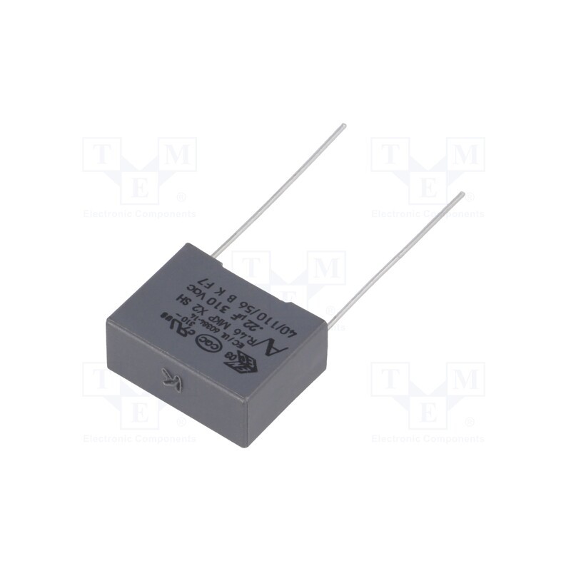 5 pcs x KEMET - R463I322050M2K - Capacitor: polypropylene, 220nF, 18x7.5x13.5mm, THT, ±10%, 15mm