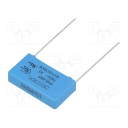 5 pcs x KEMET - PHE845VD5100MR30L2 - Capacitor: polypropylene, 10nF, 26x6.5x14.5mm, THT, ±20%, 22.5mm