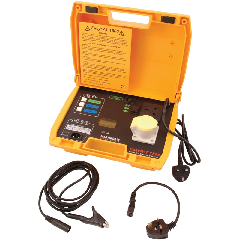 1 pcs - Martindale EPAT1600 PAT Tester, Class I, Class II, Class IT Test Type With RS Calibration