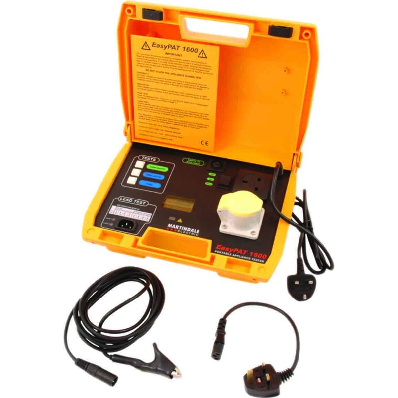 1 pcs - Martindale EPAT1600 PAT Tester, Class I, Class II, Class IT Test Type With UKAS Calibration