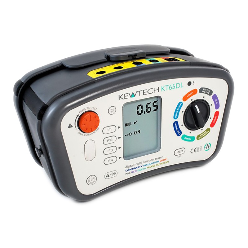 1 pcs - Kewtech Corporation KT65DL Multifunction Tester, 100V , Earth Resistance Measurement With USB RS Calibration