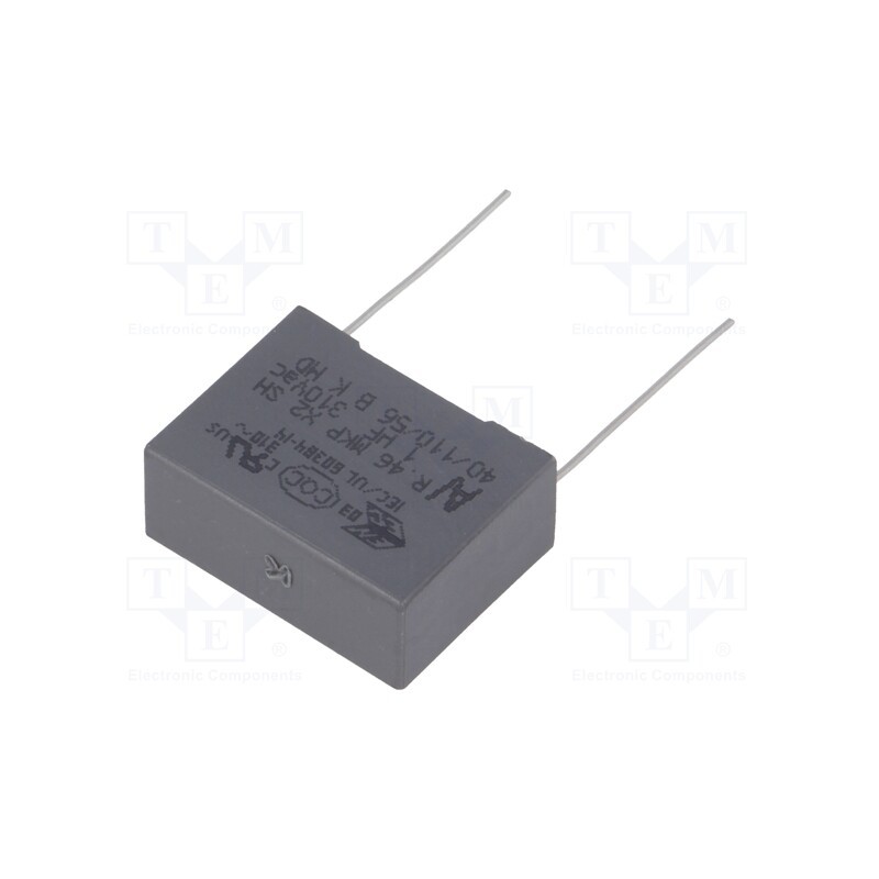 5 pcs x KEMET - R463N410050N1K - Capacitor: polypropylene, 1uF, 26.5x11x20mm, THT, ±10%, 22.5mm
