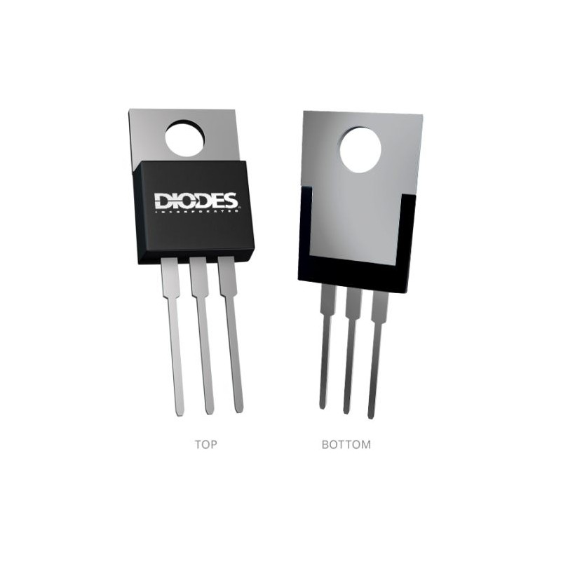 10 pcs - N-Channel MOSFET, 101 A, 100 V, 3-Pin TO-220AB Diodes Inc DMT10H9M9LCT