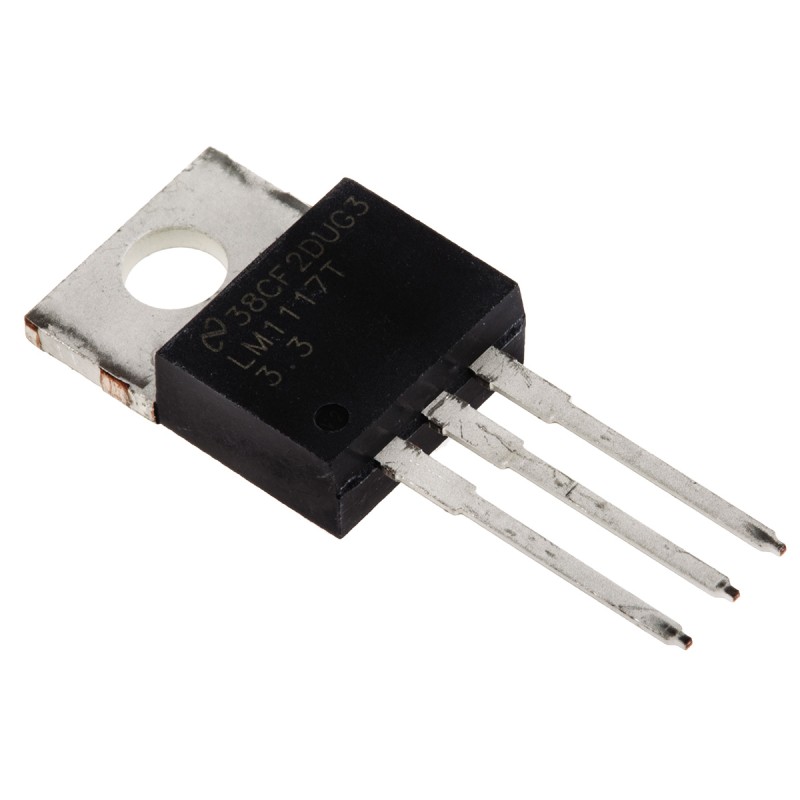 5 pcs - Texas Instruments LM1117T-3.3/NOPB, 1 Low Dropout Voltage, Voltage Regulator 800mA, 3.3 V 3-Pin, TO-220