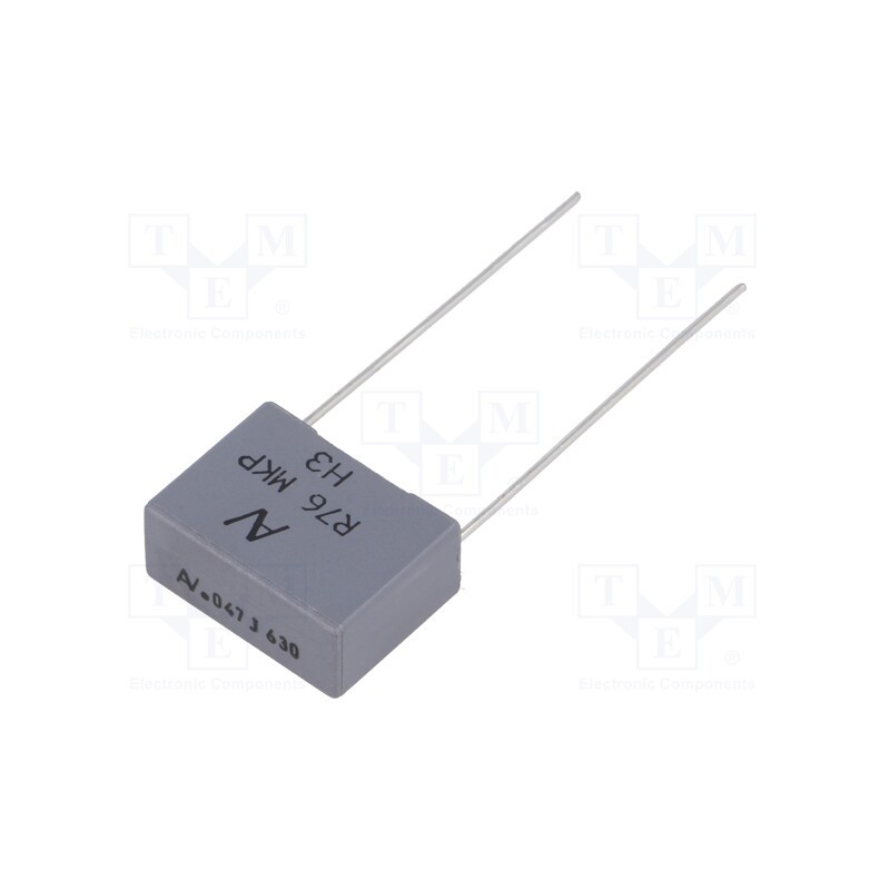 5 pcs x KEMET - R76PI24704030J - Capacitor: polypropylene, 47nF, 18x7.5x13.5mm, THT, ±5%, 15mm, R76