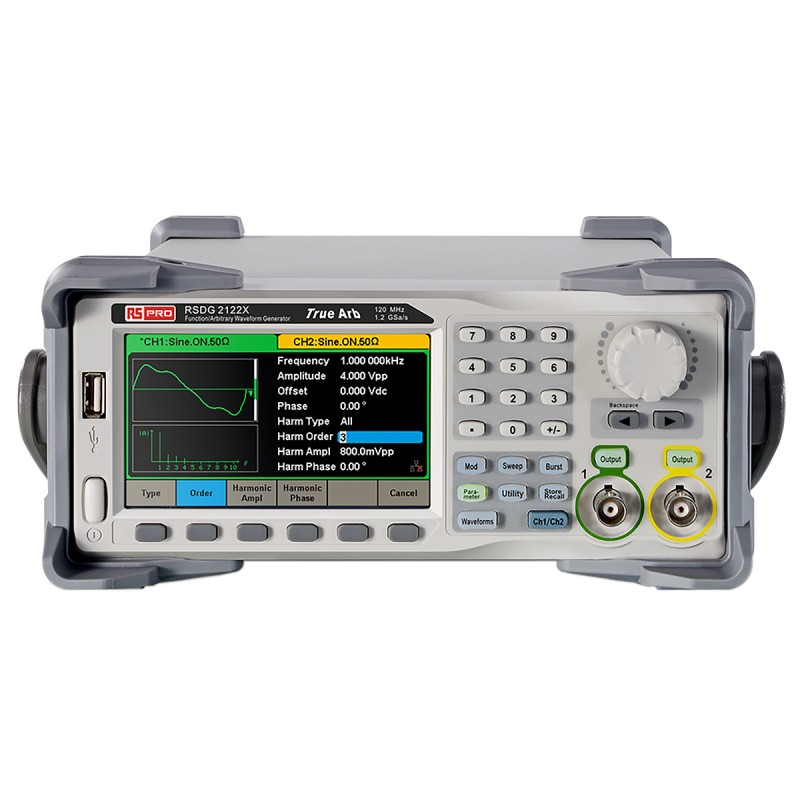 1 pcs - RS PRO Arbitrary Waveform Generator, 120MHz Max, 1 μHz Min - RS Calibrated