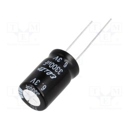 5 pcs x Elite - PF0J332MNN1220 - Capacitor: electrolytic, THT, 3300uF, 6.3VDC, Ø12.5x20mm, ±20%