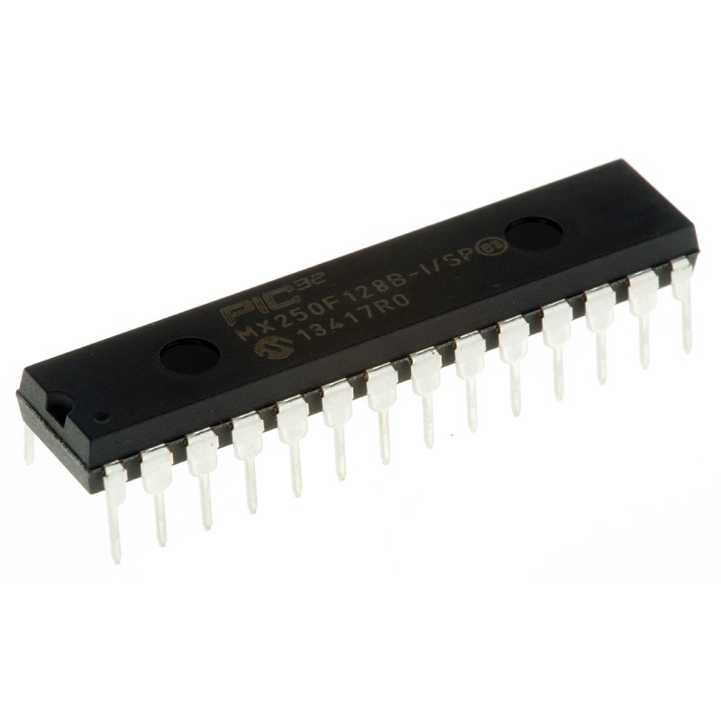 1 pcs - Microchip PIC32MX250F128B-I/SP, 32bit PIC Microcontroller, PIC32MX, 40MHz, 128 kB Flash, 28-Pin SPDIP