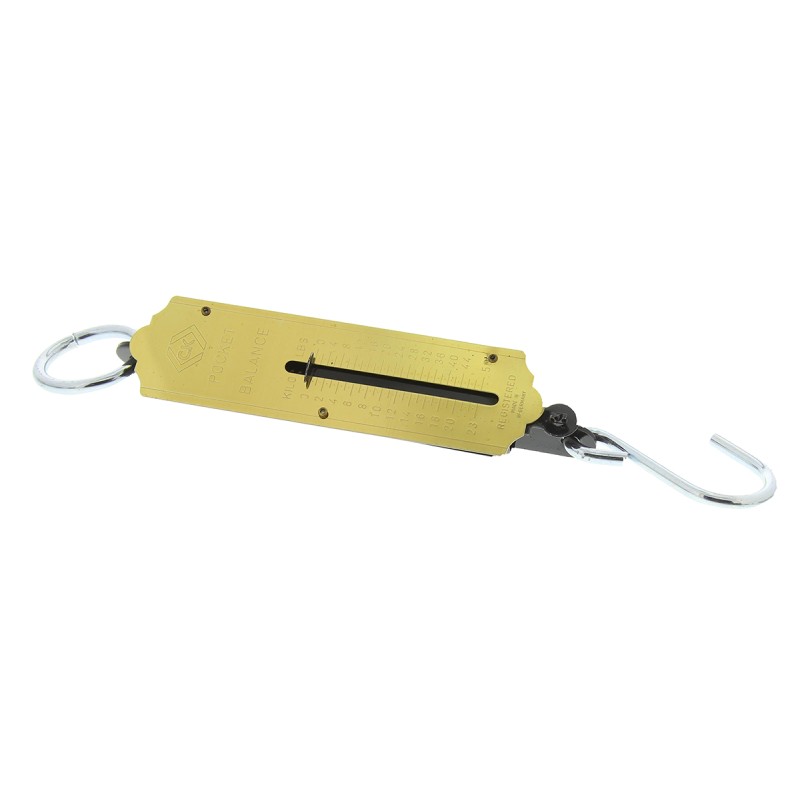 1 pcs - CK Spring Balance, 0.5 kg Resolution, Imperial Scale, Metric Scale, 23kg Weight Capacity