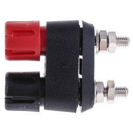 1 pcs - RS PRO 4mm Black, Red Terminal Post, 30A, 2BA Thread
