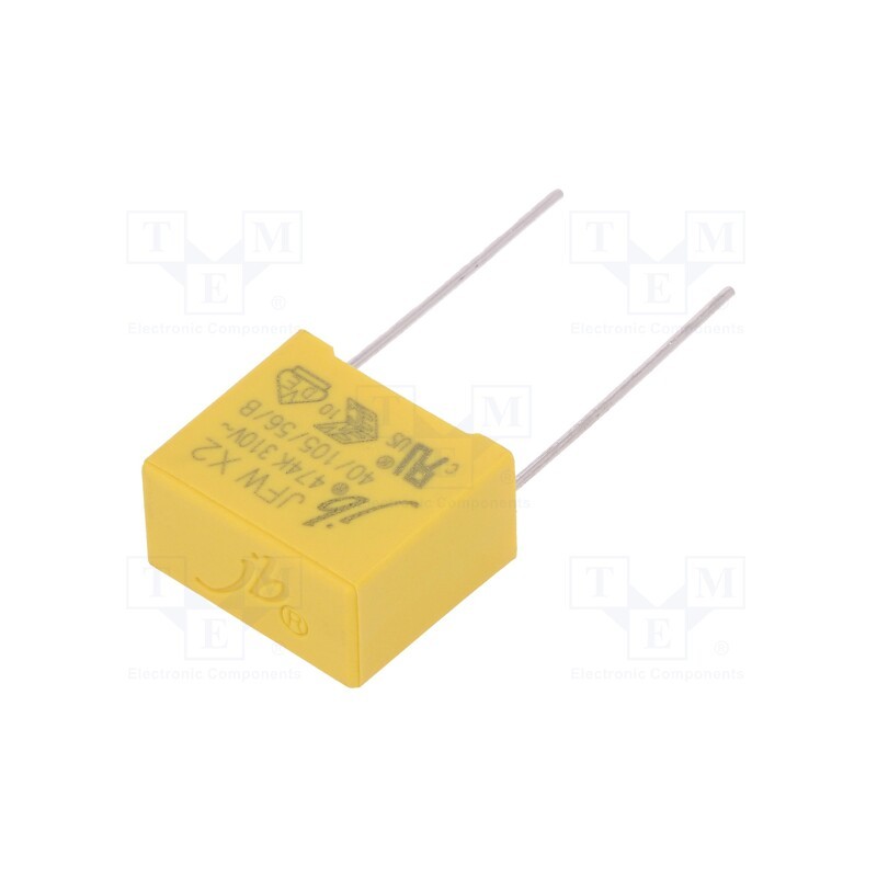 10 pcs x Jb Capacitors - JFW-470N/310-P15 - Capacitor: polypropylene, 470nF, 18x15.5x9.5mm, THT, ±10%, 15mm