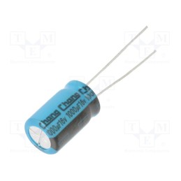 10 pcs x CHANGZHOU HUAWEI ELECTRONIC - LE1C102MG160A00CE0 - Capacitor: electrolytic, THT, 1mF, 16VDC, Ø10x16mm, Pitch: 5mm, ±20%