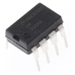 5 pcs - LM358AN/NOPB Texas Instruments, Precision, Op Amp, 3 - 32 V, 8-Pin PDIP