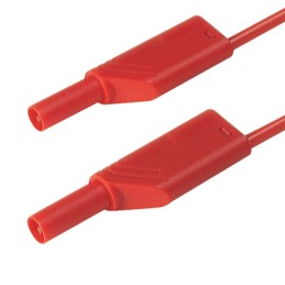 1 pcs - Hirschmann Test & Measurement, 16A, 1000V ac/dc, Red, 1m Lead Length