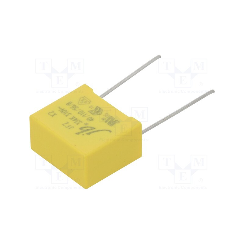 10 pcs x Jb Capacitors - JFZ-330N/310-P15 - Capacitor: polypropylene, 330nF, 18x15.5x9.5mm, THT, ±10%, 15mm