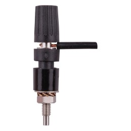 1 pcs - Staubli 15A Binding Post With Brass Contacts and Nickel Plated - 2mm Hole Diameter