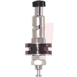 1 pcs - Grayhill 20A, Black Binding Post With Brass Contacts and Nickel Plated