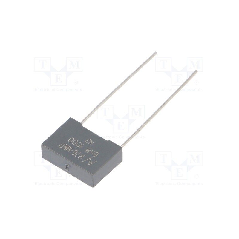 5 pcs x KEMET - R76QF16805050J - Capacitor: polypropylene, 6800pF, ESR: 93.62mΩ, THT, ±5%, -55÷110°C