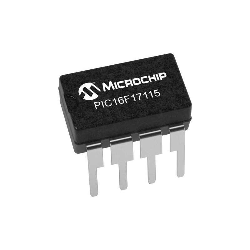 10 pcs - Microchip PIC16F17115-I/P, 8bit PIC16 Microcontroller, PIC16, 64MHz, 14 KB EEPROM, Flash, 8-Pin PDIP