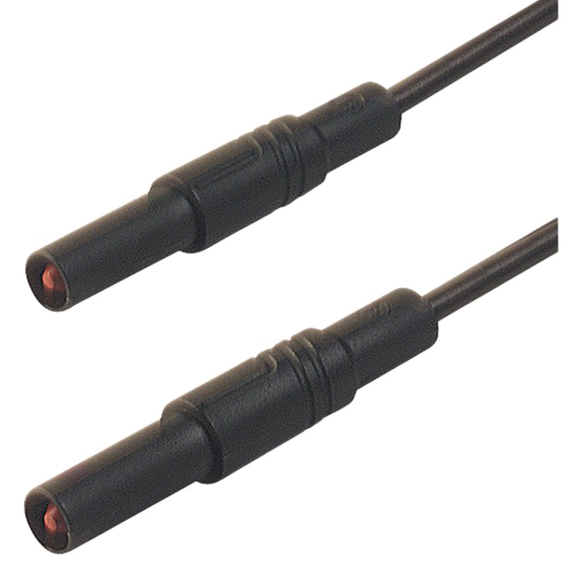 1 pcs - Hirschmann Test & Measurement, 16A, 1000V ac/dc, Black, 1m Lead Length