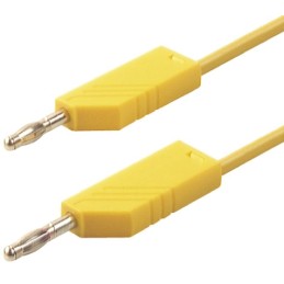 1 pcs - Hirschmann Test & Measurement, 32A, 30 V ac, 60V dc, Yellow, 2m Lead Length