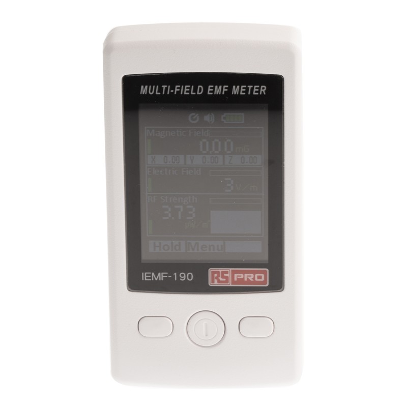 1 pcs - RS PRO Gauss Meter, Maximum of 60Hz