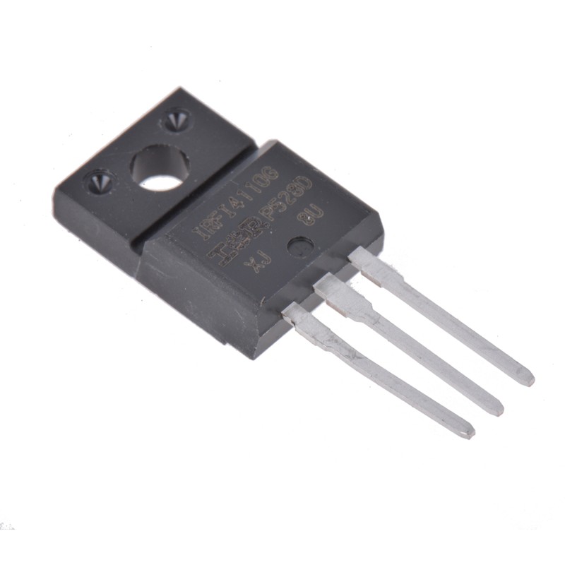 2 pcs - N-Channel MOSFET, 72 A, 100 V, 3-Pin TO-220AB FP Infineon IRFI4110GPBF