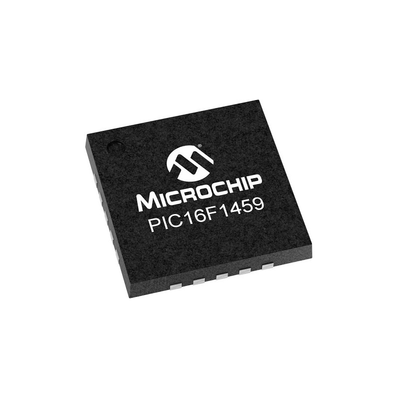 10 pcs - Microchip PIC16F1459-I/ML 8 bit MCU Microcontroller MCU, PIC16, 44-Pin QFN