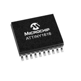 10 pcs - Microchip ATTINY1616-SF, 8bit AVR Microcontroller, ATtiny1616, 20MHz, 16 kB Flash, 20-Pin SOIC