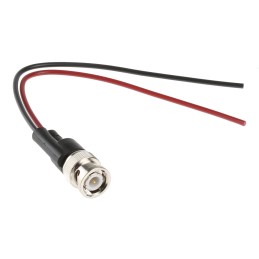 1 pcs - Pomona BNC Test Lead, 500V ac, Black, Red, 150mm Lead Length