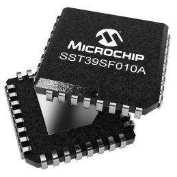 5 pcs - Microchip 1Mbit Flash Memory 32-Pin PLCC, SST39SF010A-70-4I-NHE-T