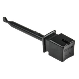 1 pcs - Mueller Electric Black Hook Clip, 10A, 1kV
