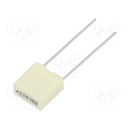 5 pcs x KEMET - R82EC3220Z370K - Capacitor: polyester, 220nF, 63VAC, 100VDC, 5mm, ±10%, -55÷105°C