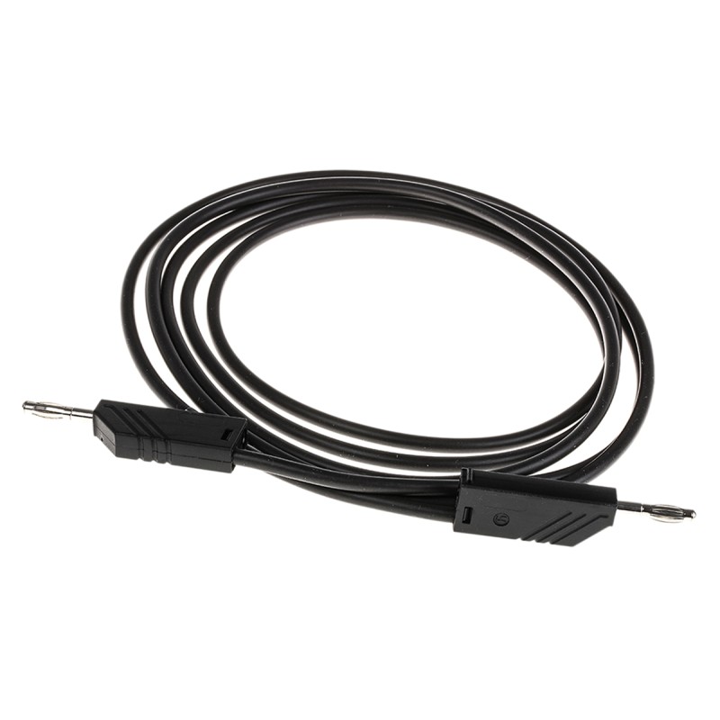 1 pcs - Hirschmann Test & Measurement, 16A, 60V dc, Black, 2m Lead Length