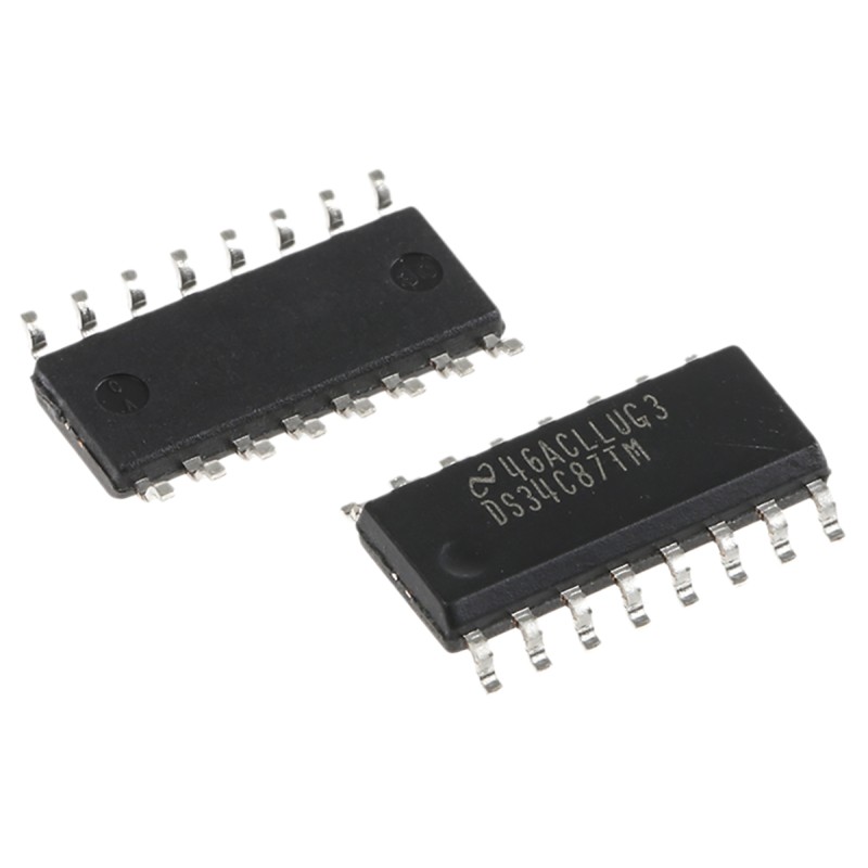 5 pcs - Texas Instruments DS34C87TM/NOPB Line Transmitter, 16-Pin SOIC