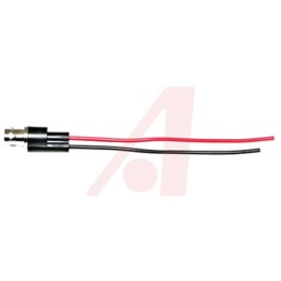 1 pcs - Mueller Electric BNC Test Lead, 500V ac, Black, Red, 200mm Lead Length